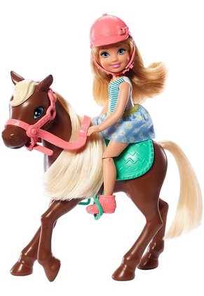 BARBIE CHELSEA MUÑECA Y PONI