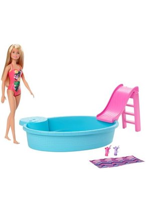 BARBIE PISCINA GLAM CON MUÑECA