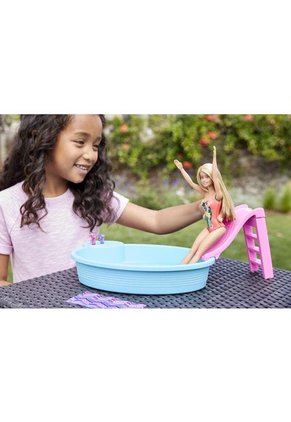 BARBIE PISCINA GLAM CON MUÑECA