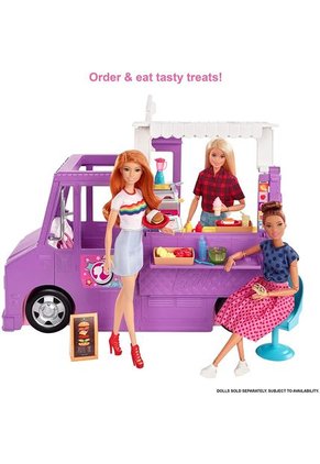 CAMION DE COMIDA FOOD TRUCK DE BARBIE