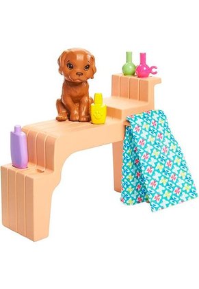 Muñeca Barbie Mani -Pedi Con Salon