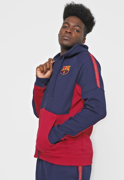 Chaqueta Azul Oscuro-Vinotinto BARCELONA