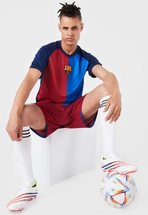 Pantaloneta Vinotinto-Azul FC Barcelona