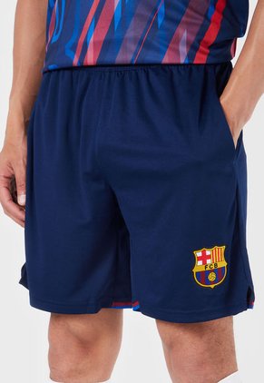 Pantaloneta Azul-Vinotinto FC Barcelona