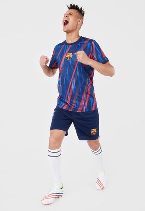 Pantaloneta Azul-Vinotinto FC Barcelona