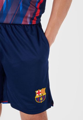 Pantaloneta Azul-Vinotinto FC Barcelona