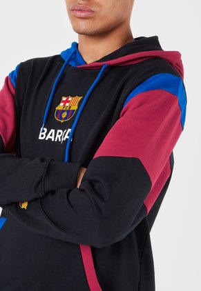 Hoodie Negro-Azul-Rojo FC Barcelona