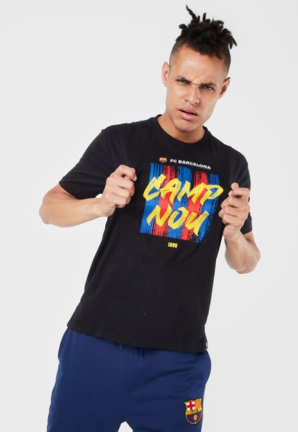 Camiseta Negro-Amarillo-Azul FC Barcelona