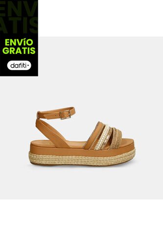 Sandalias Para Mujer Bata Camel Jorami Bata