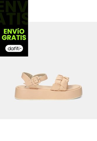 Sandalias Para Mujer Bata Beige Bata
