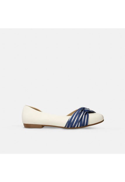 Baletas Para Mujer Bata Talco-Azul Jazir