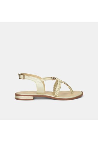 Sandalias Para Mujer Bata Champaña Kinsley Bata