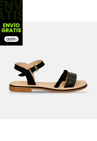 Sandalias Para Mujer Bata Negro Jerez Bata