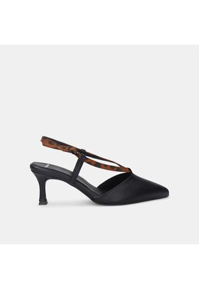 Tacones Para Mujer Bata Negro