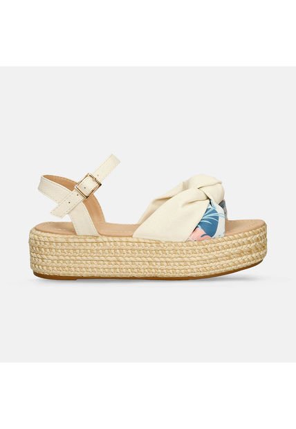 Sandalias Para Mujer Bata Beige Jilira