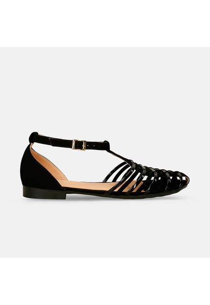 Baletas Para Mujer Bata Negro Jardin