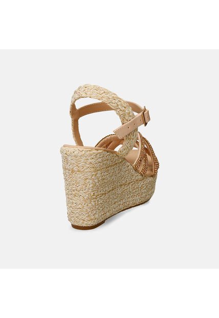 Sandalias Para Mujer Bata Beige Jesita