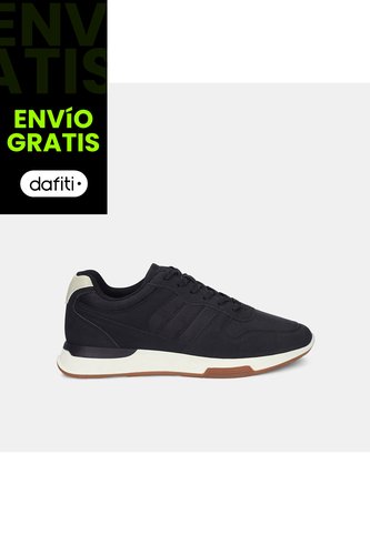 Tenis Para Hombre Bata Negro Omar Roldan Bata