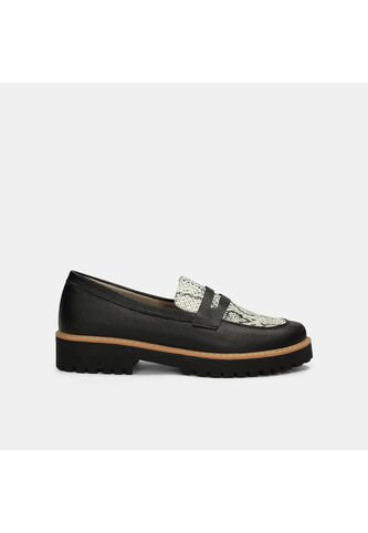 Mocasines Para Mujer Bata Negro Karel Bata