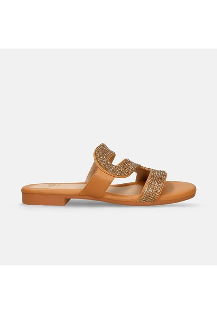 Sandalias Para Mujer Bata Camel Jenesys