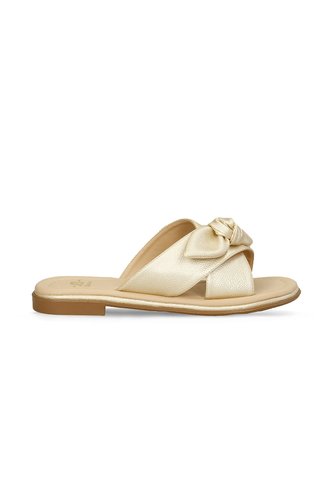 Sandalias Para Mujer Bata Champaña Iale Bata