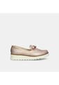 Mocasines Para Mujer Bata Dorado Jorun de Bata