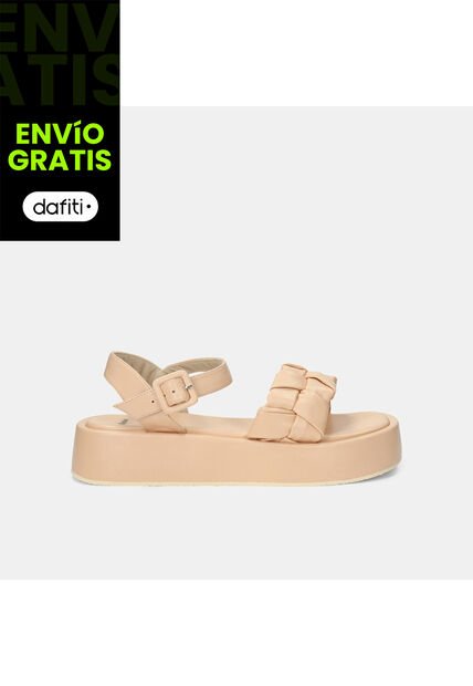 Sandalias Para Mujer Bata Beige
