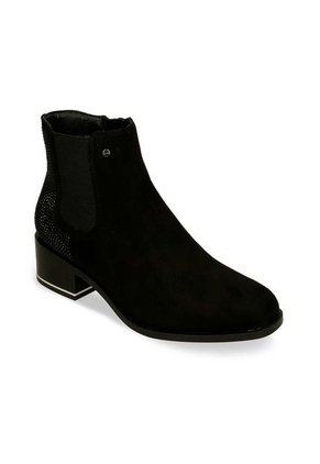 Botines Para Mujer Bata Negro Halena