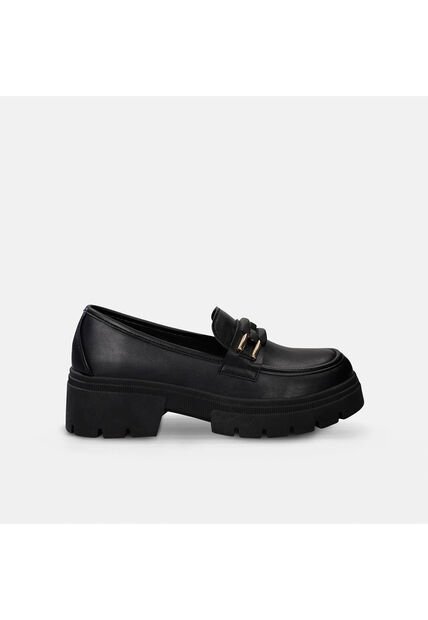 Mocasines Para Mujer Bata Negro Karlota Rubi