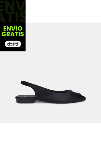 Baleta Para Mujer Bata Negro Gina'S Puntuda Bata
