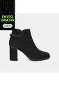 Botines Para Mujer Bata Negro Verni de Bata