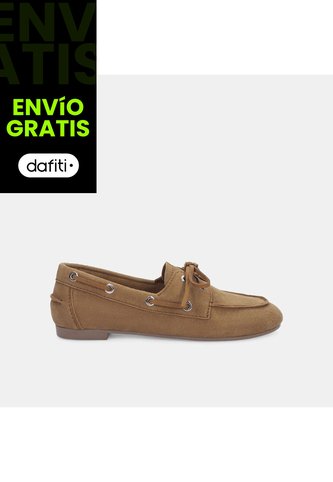 Mocasines Para Mujer Bata Café Oscuro Virginia Flat Bata