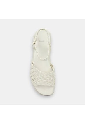 Sandalias Para Mujer Bata Blanco