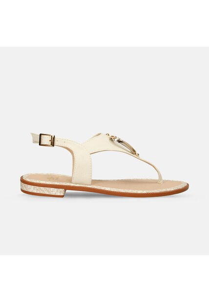 Sandalias Para Mujer Bata Champaña Jenifer