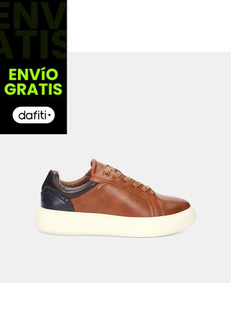 Tenis Para Hombre Bata Café Oscuro Perrie Casual Bata