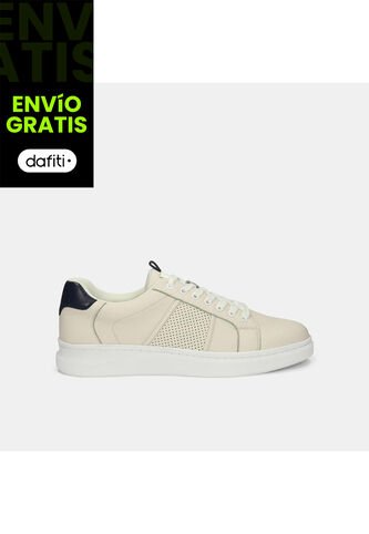 Tenis Para Hombre Bata Blanco Olaf Charlton Bata