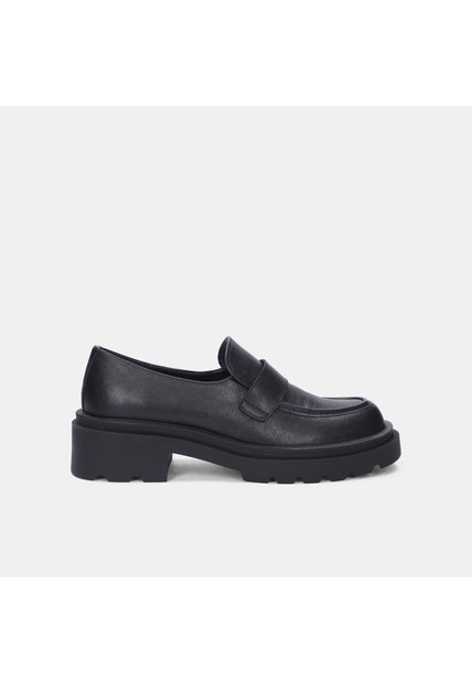 Mocasines Para Mujer Bata Negro New Martin Flat