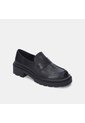 Mocasines Para Mujer Bata Negro New Martin Flat de Bata