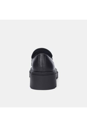 Mocasines Para Mujer Bata Negro New Martin Flat