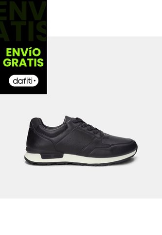 Tenis Para Hombre Bata Negro Perrie Casual Bata