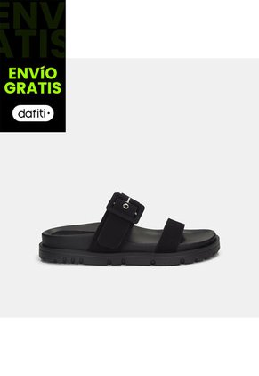 Sandalias Para Mujer Bata Negro Perrie Summer