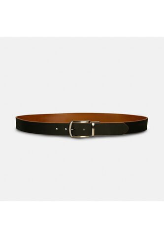 Cinturón Para Hombre Bata Negro-Camel Magnus Bata