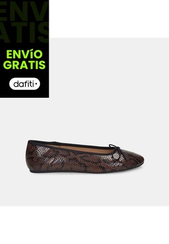 Baleta Para Mujer Bata Beige Delhi Bata