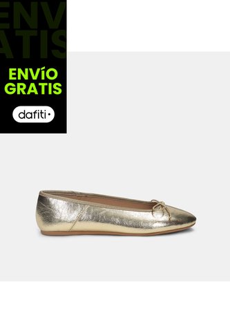 Baleta Para Mujer Bata Beige Delhi Bata