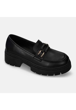 Mocasines Para Mujer Bata Negro Karlota Rubi