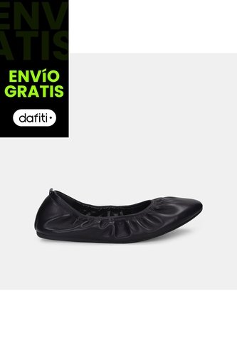 Baleta Para Mujer Bata Negro Delhi Bata