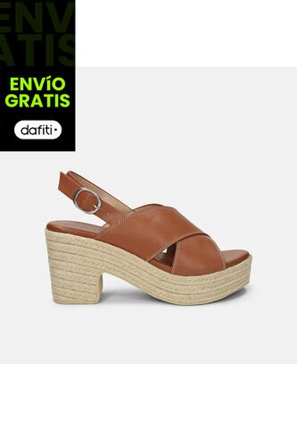 Sandalia Para Mujer Bata Café Claro Sarada Bata