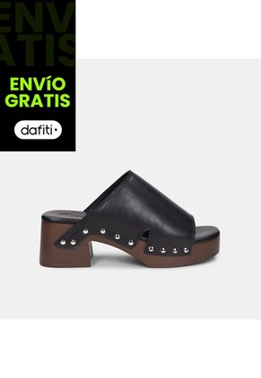 Sandalia Para Mujer Bata Negro Limena
