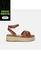 Sandalia Para Mujer Bata Café Claro Tati de Bata