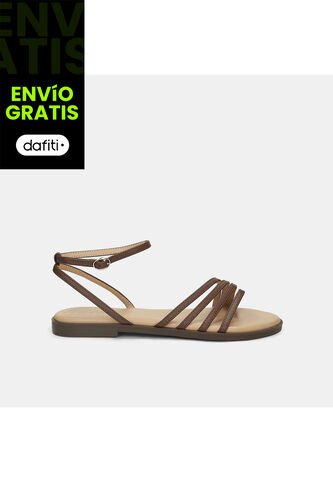 Sandalia Para Mujer Bata Café Oscuro Jackie Strappy Bata